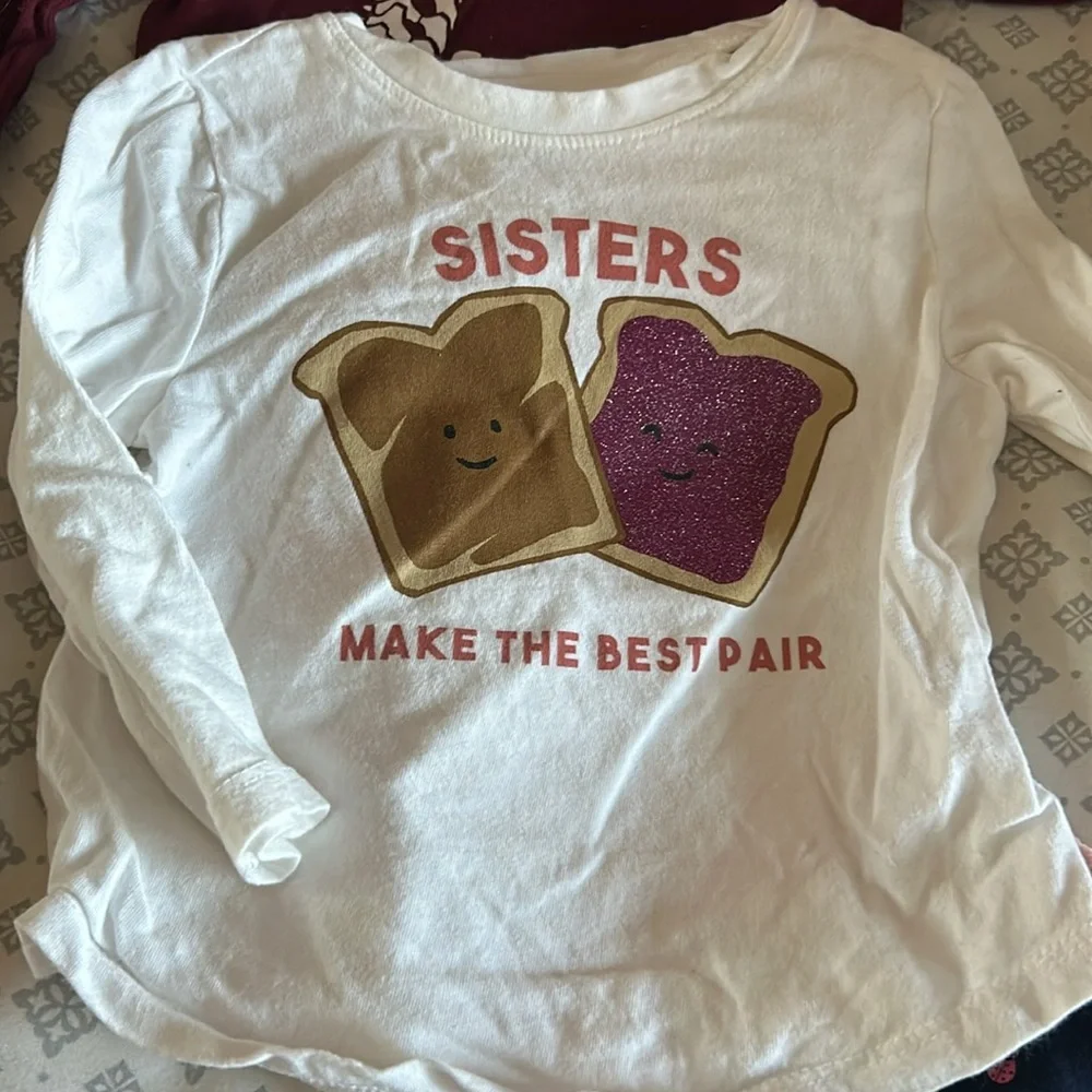 2 old Navy Long Sleeve Tees - 6-12 months - Picture 2 of 5